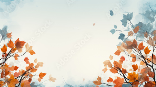 Autumn seasonal background 