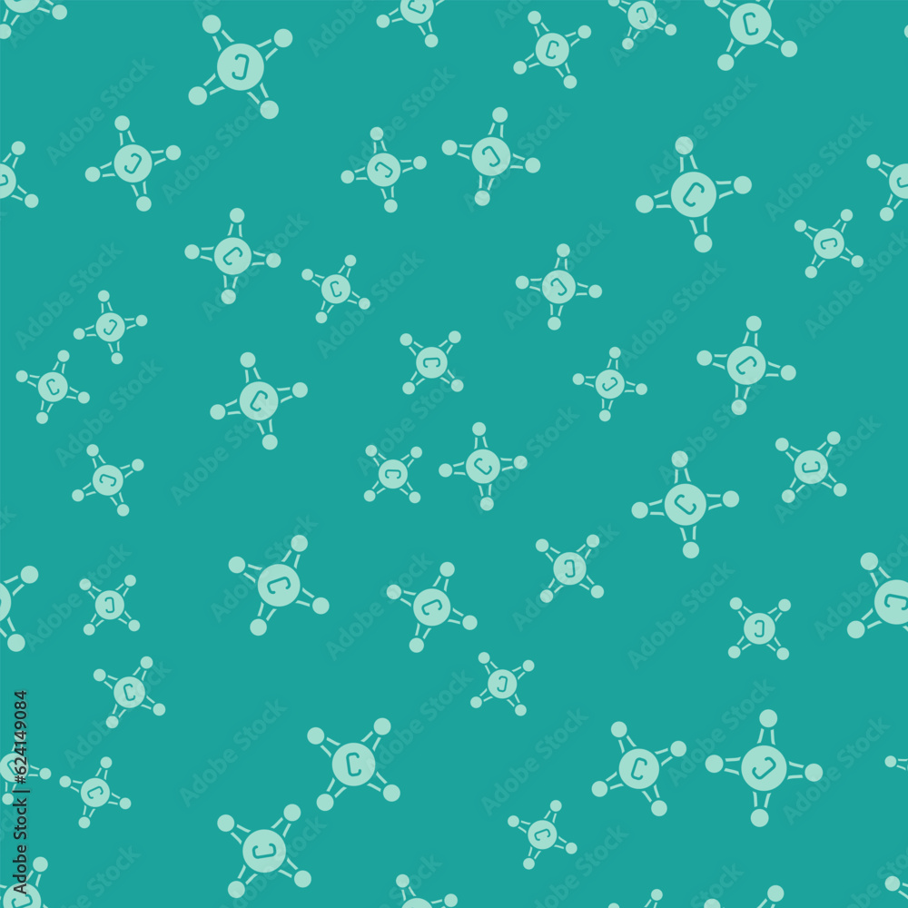 Green Water tap icon isolated seamless pattern on green background. Vector Green Water tap icon isolated seamless pattern on green background. Vector