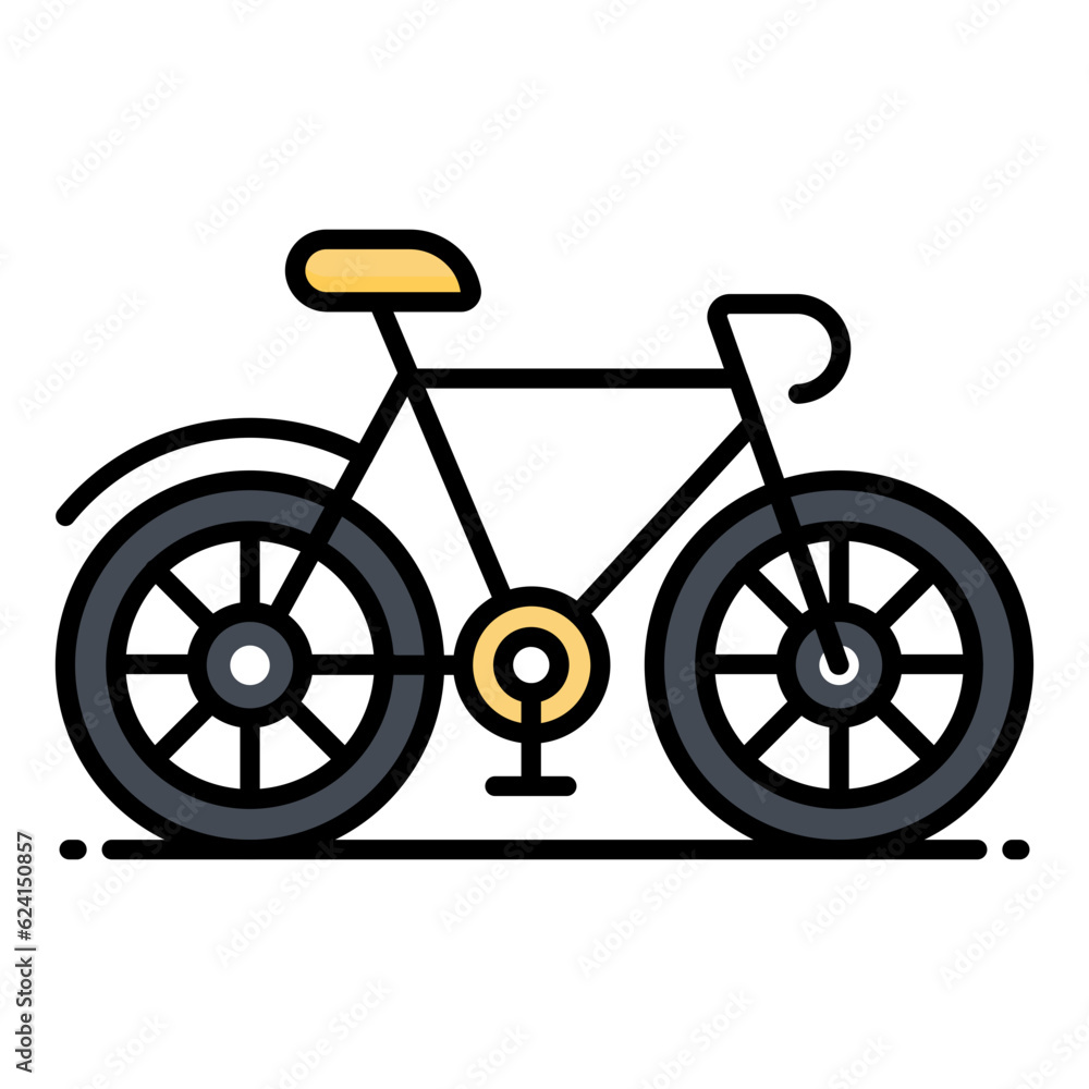Cycle Line Color Icon