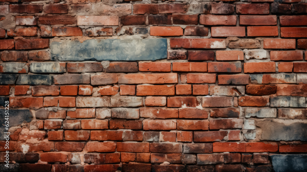 Obraz premium red brick background 