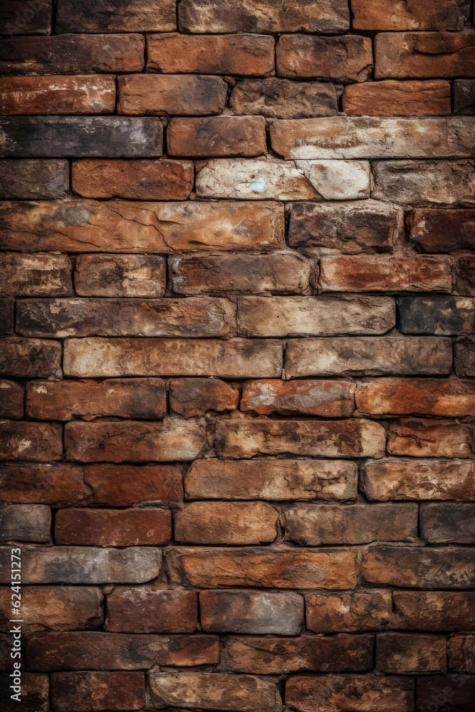 Rustic brick background Rustic brick background