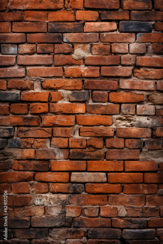 red brick background 