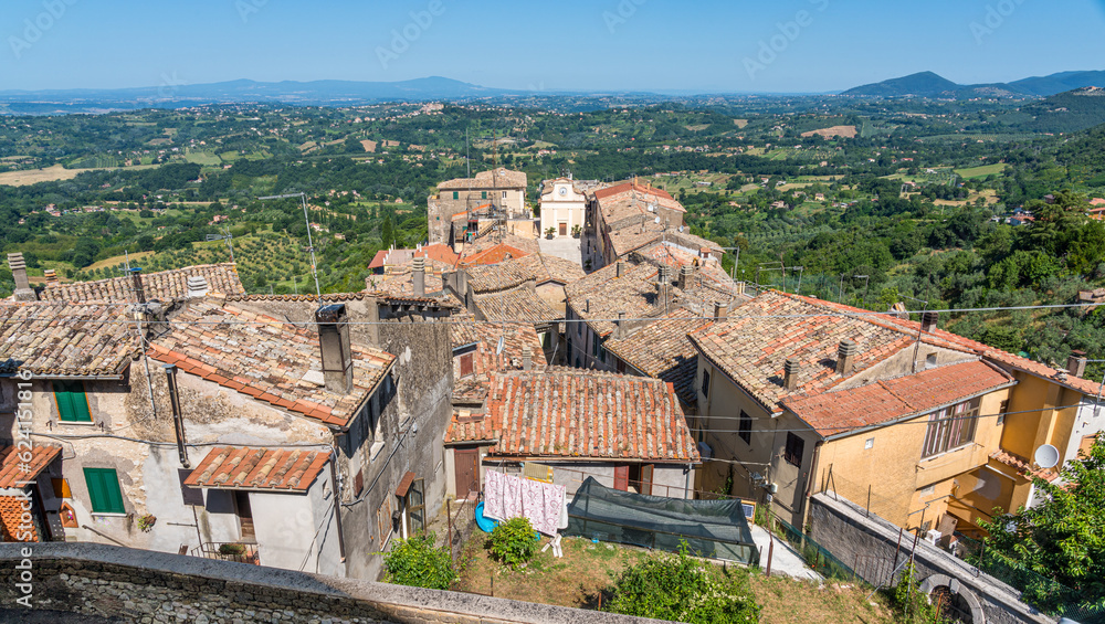 Scenic sight in Poggio Catino, picturesque village on the Province of Rieti, Lazio, central Italy.