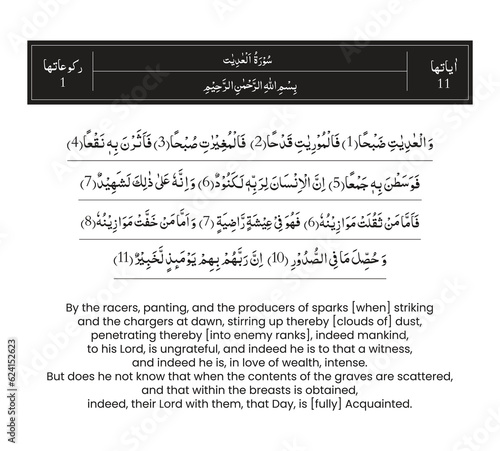 One of the Surah of Quran Majeed with English Translation photo