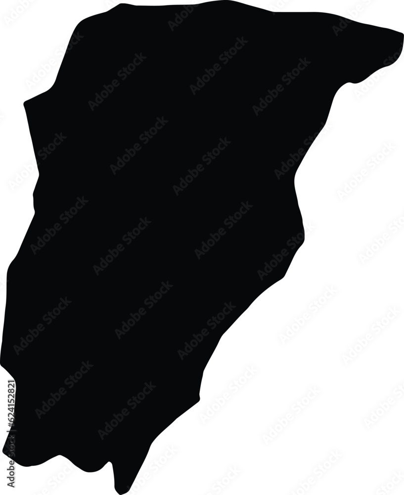 Silhouette map of Chimaltenango Guatemala with transparent background. Silhouette map of Chimaltenango Guatemala with transparent background.
