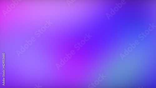 Defocused glow. Neon gradient background. Fluorescent flare. Blur pink purple blue UV color light smooth abstract copy space texture.