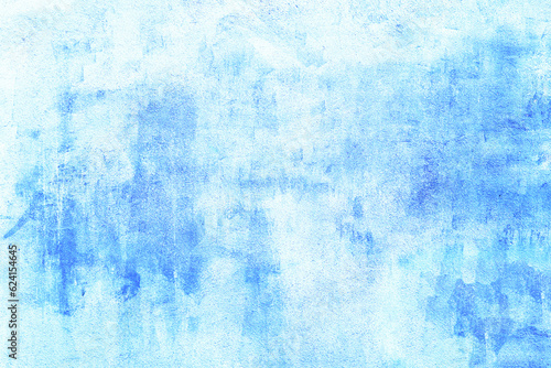 Rough wall with faded paint in aqua color