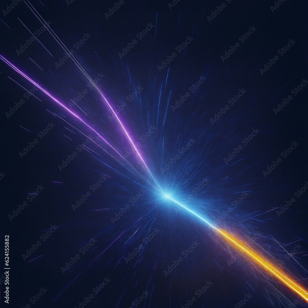 Cosmic background with colorful laser lights Cosmic background with colorful laser lights