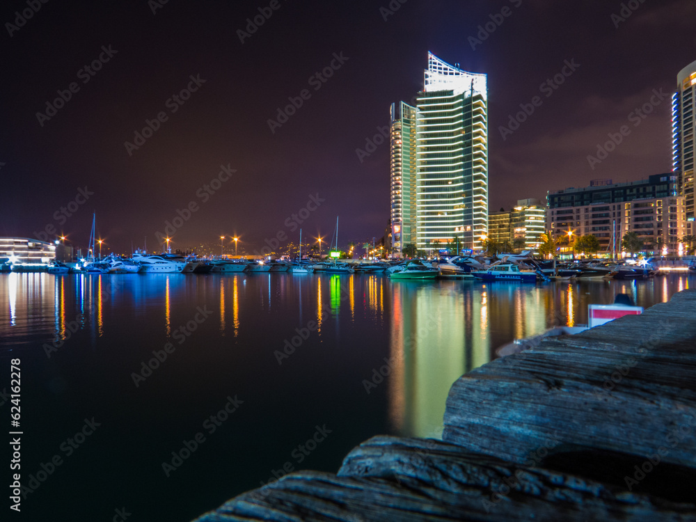 Obraz premium Zaitunay Bay, Beirut, Lebanon