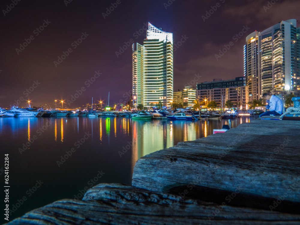 Obraz premium Zaitunay Bay, Beirut, Lebanon