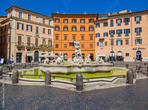 Fountain of Neptune, Piazza Navona, Rome