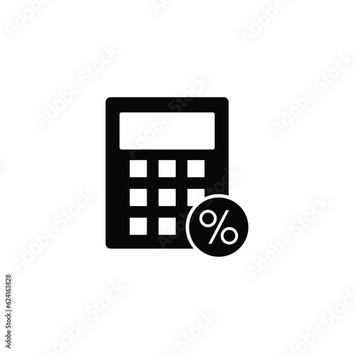 tax icon finance sign vector
