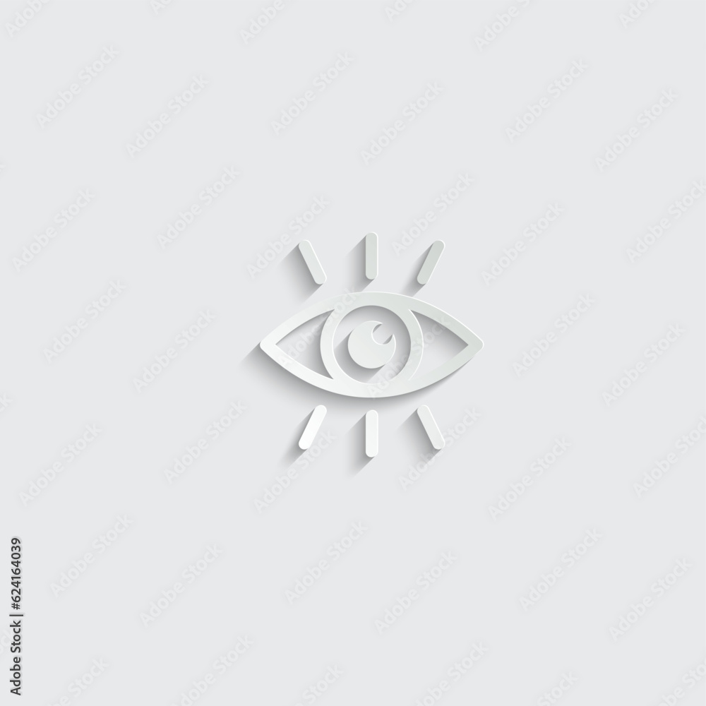 open eye icon, view icon. eye retina scan symbol. Recognition and authentication icon. Black vector open eye icon, view icon. eye retina scan symbol. Recognition and authentication icon. Black vector