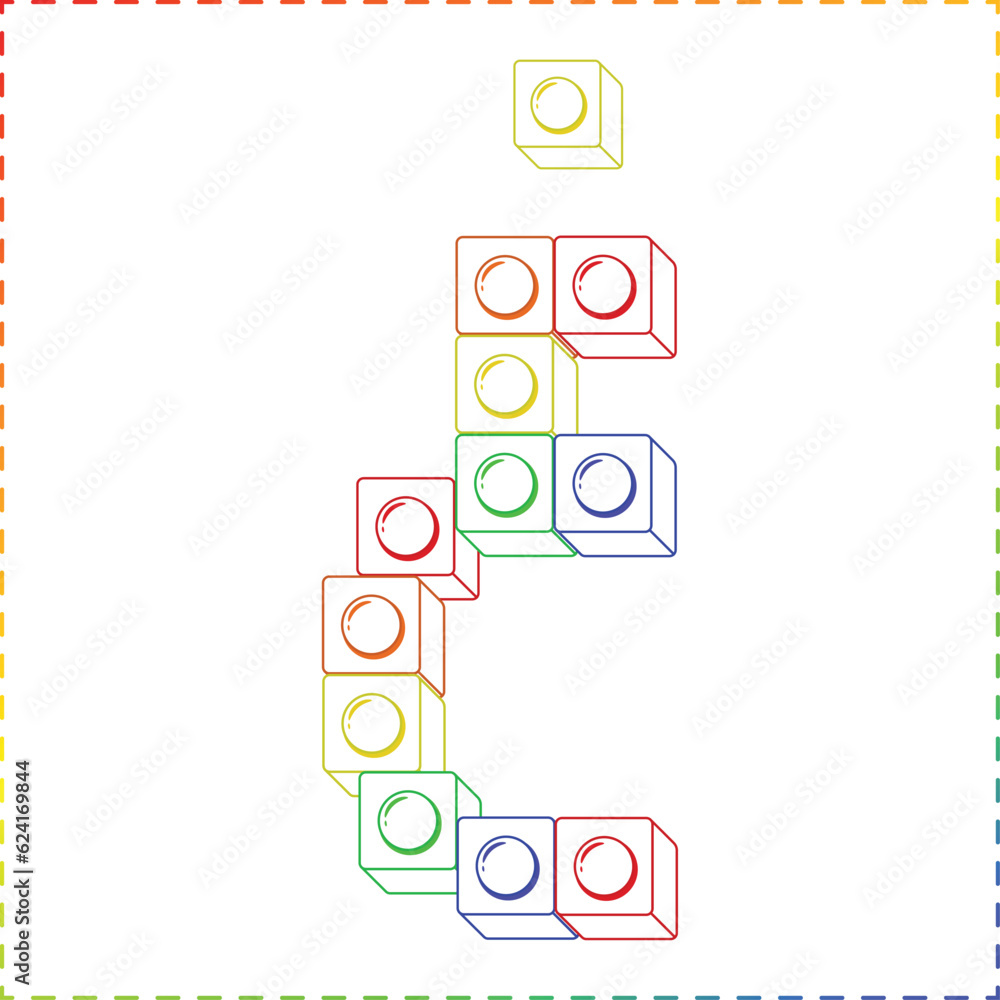 Arabic Alphabet letter stroke coloring blocks Arabic Alphabet letter stroke coloring blocks