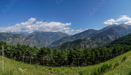 Panorámica de las montañas de Andorra