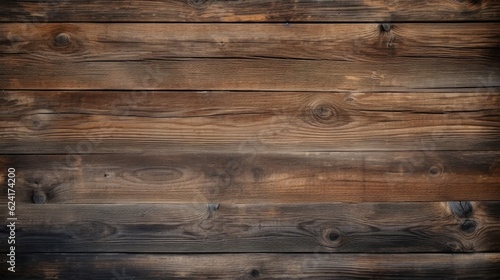 Old plank wood texture background. Generative AI