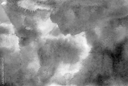 Black and white watercolor texture