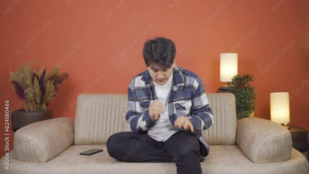 Stressed man. Stressed man.