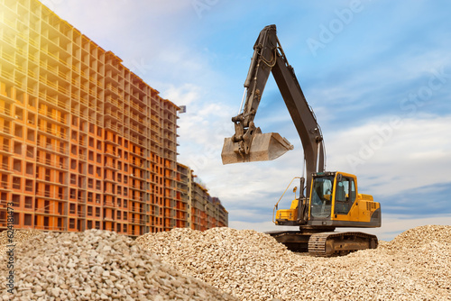 Excavator for construction ...