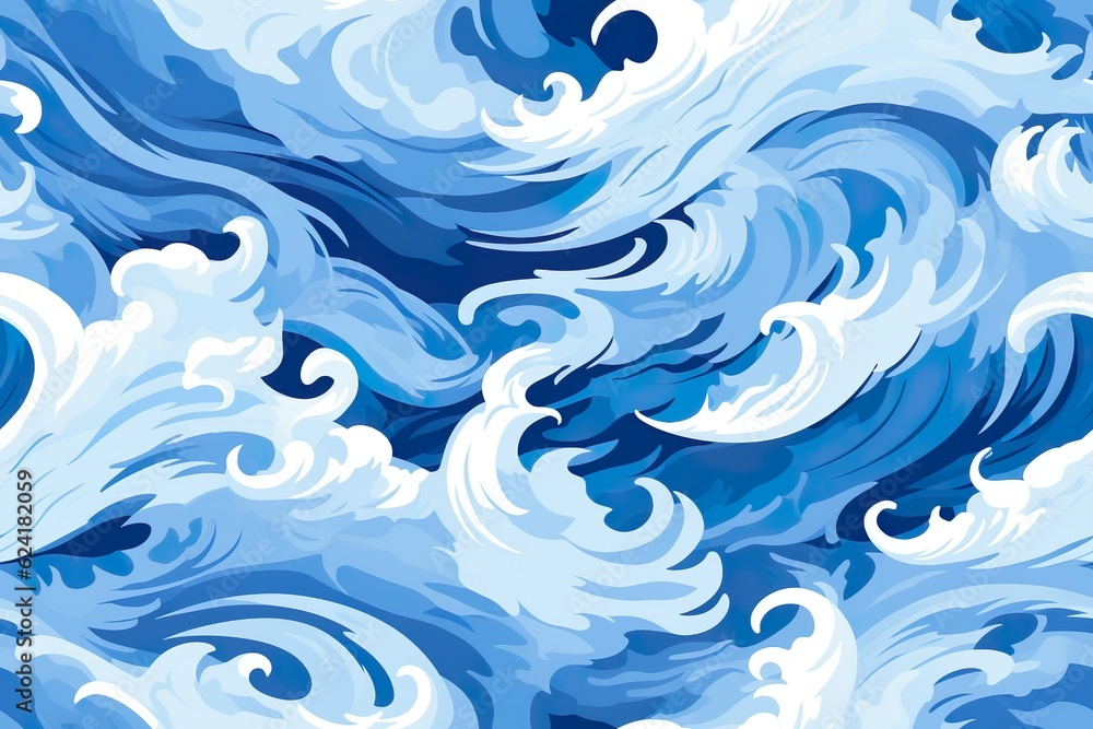 water pattern | Generative AI water pattern | Generative AI