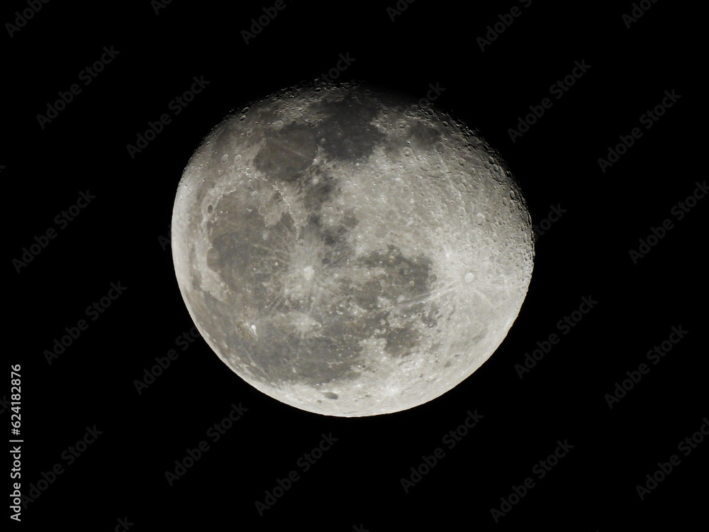 Fototapeta premium Moon in the Night Sky