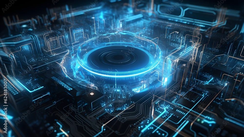 Cyber security in futuristic Style Cyber security in futuristic Style