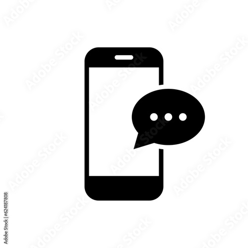Smartphone text message icon