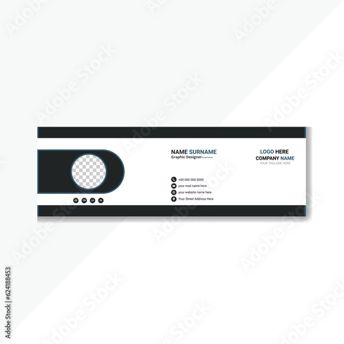 Modern Professional Company Email Signature Template