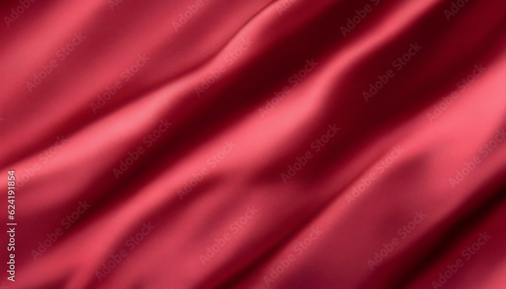 Abstract fabric wavy background. Silk textile drapery texture. AI Generative