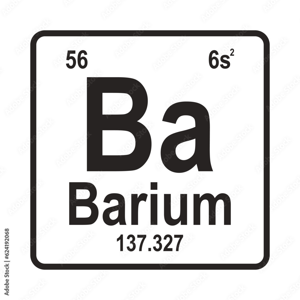 Barium Element icon Barium Element icon
