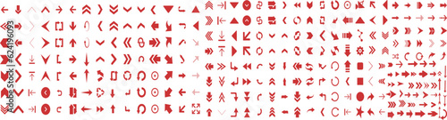 Arrow icons vector design .
