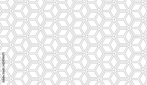 Fototapeta Naklejka Na Ścianę i Meble -  Geometric pattern seamless. Trendy design vector background for web backdrop or paper print.
