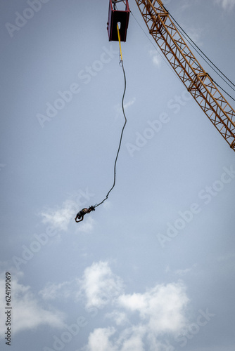 A bungee jump.