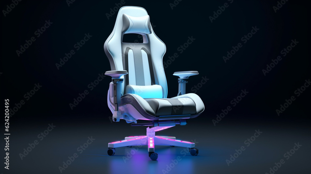Naklejka premium Superhero Themed Futuristic Gaming Type Chair
