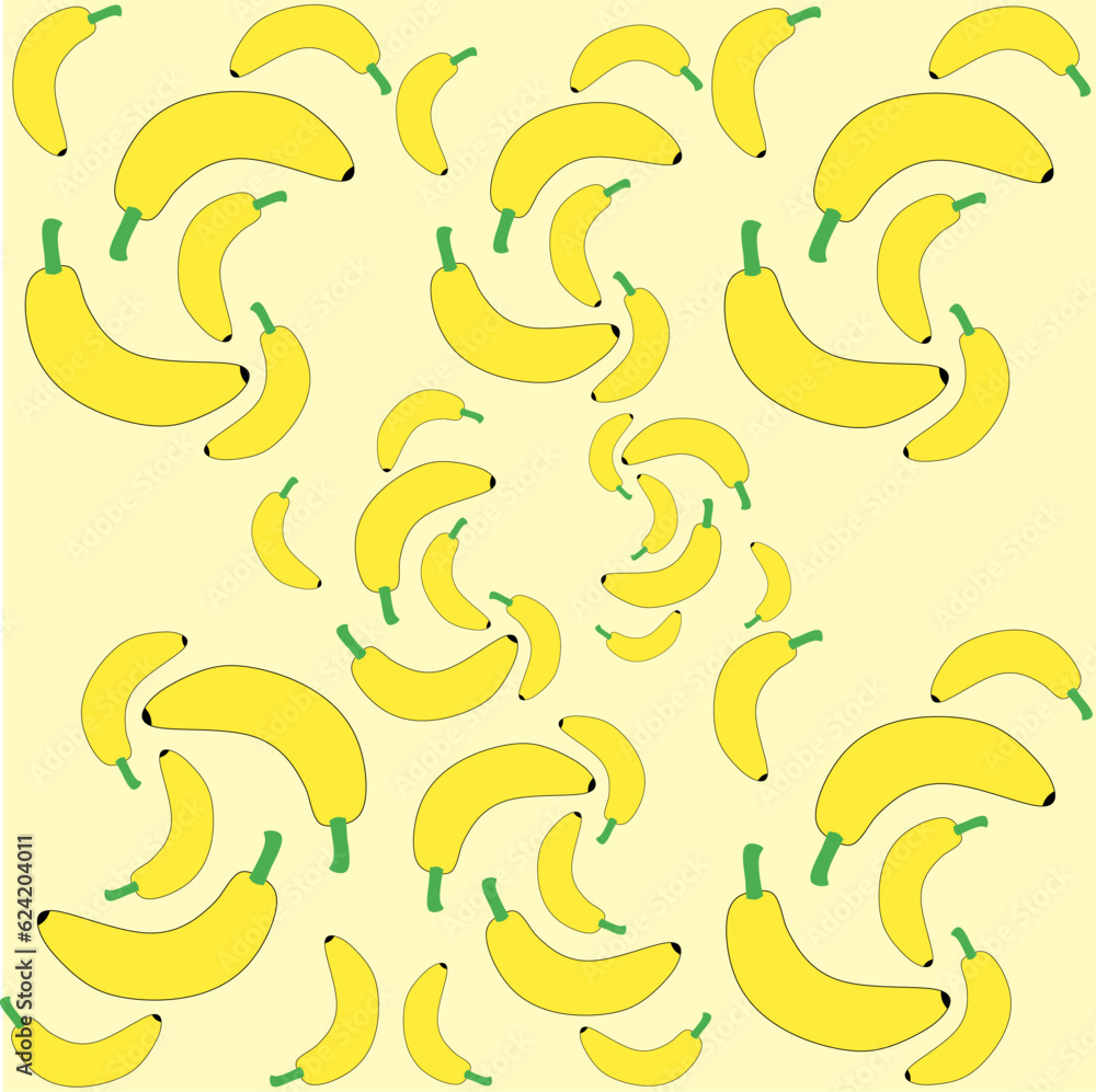 Illustration of bananas