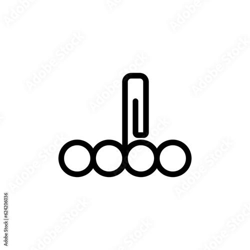Toilet Rim Block icon, vector flat illustration on white background..eps