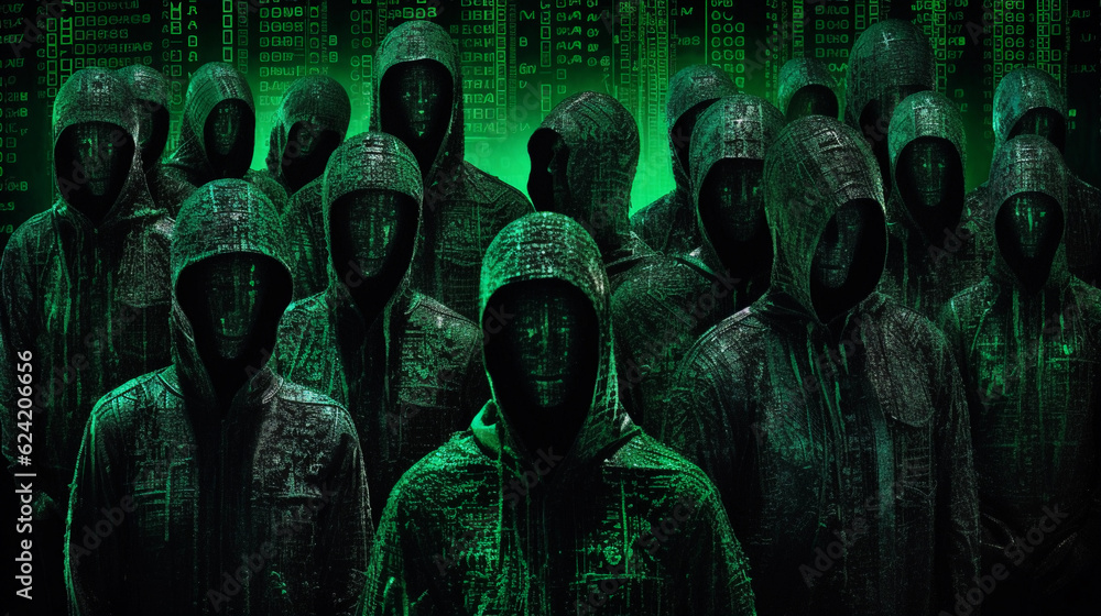 Hacker typing computer. Concept of cybercrime. Cyberattack. Dark web ...