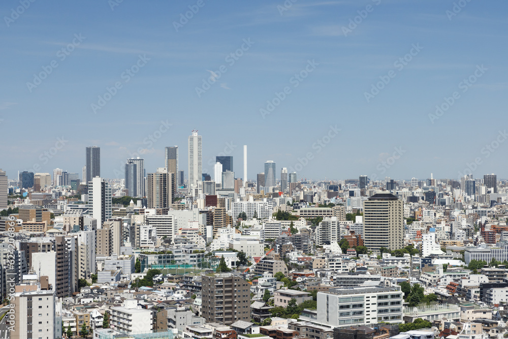文京シビックセンターから見た豊島区方面の風景
