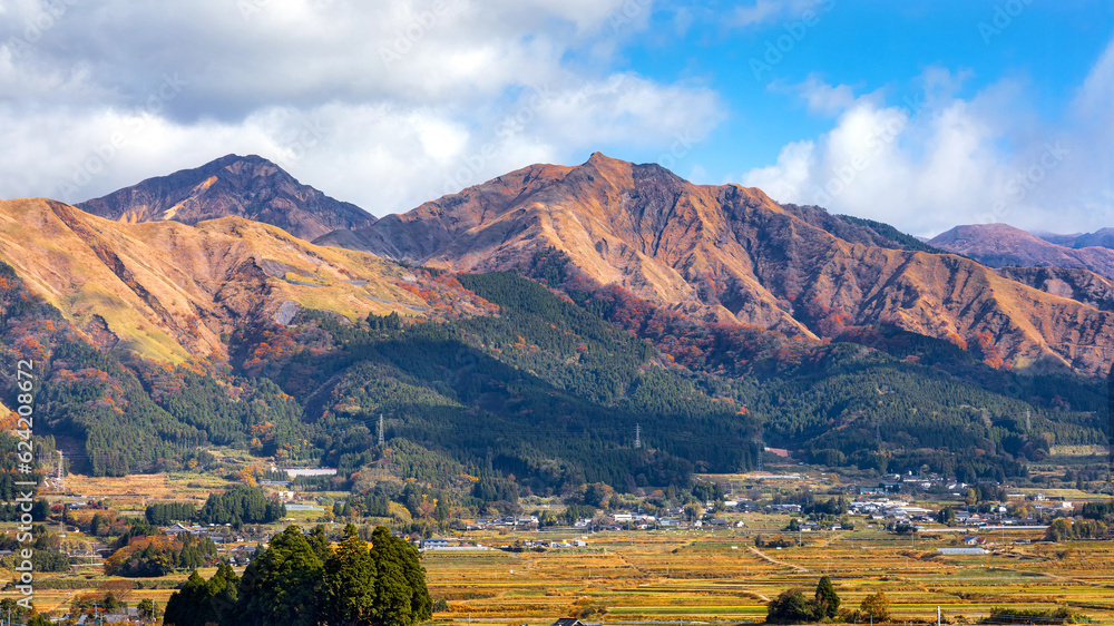 Beautiful Mountain Ranges in Miyazaki Prefecture in Kyushu Region, Japan