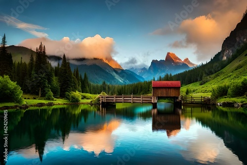 lake and mountains © Asaad