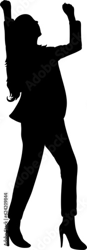 Business Woman Silhouette Illustration
