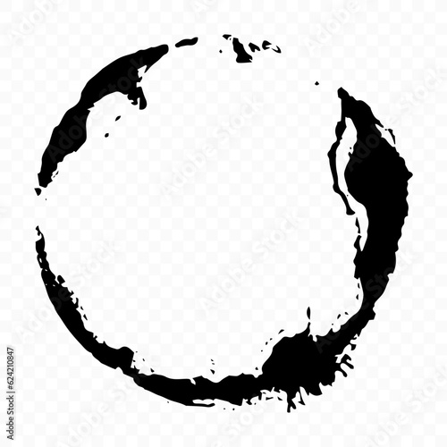 Abstract Paint Splash Circles, vector