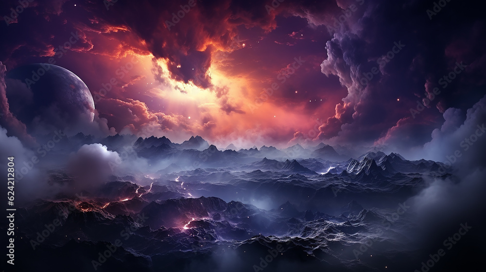 galaxy and nebula photo with purple and pink color tone, hyper realistic Made by AI generated galaxy and nebula photo with purple and pink color tone, hyper realistic Made by AI generated