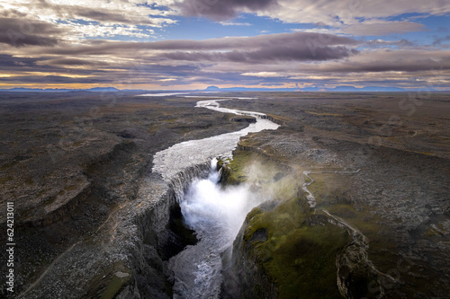 Dettifoss waterfall in northeast Iceland