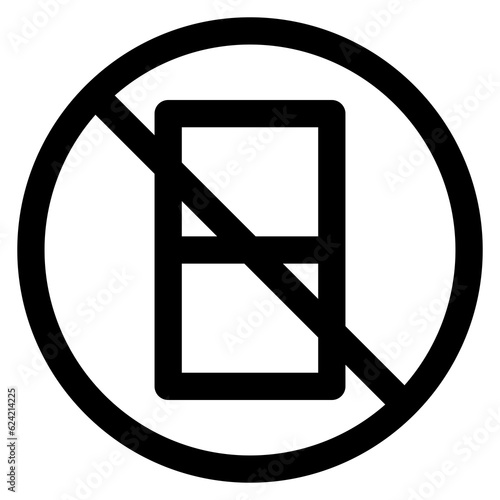 Do not stack Icon Symbol For Packaging Design Standart