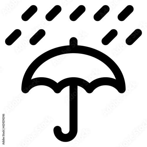 Keep dry Icon Symbol For Packaging Design Standart