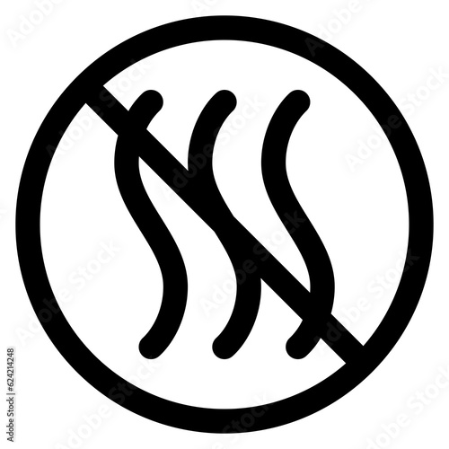 Pyrogenic Icon Symbol For Packaging Design Standart