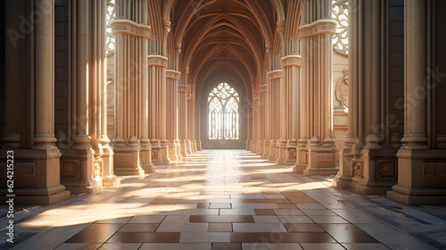 interior of a church | Generative AI