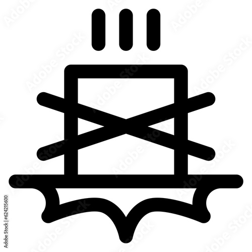 Do not Drop Icon Symbol For Packaging Design Standart
