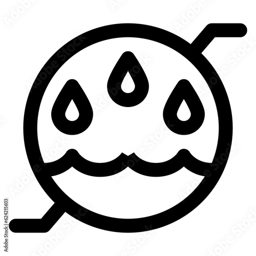 Humidity Icon Symbol For Packaging Design Standart